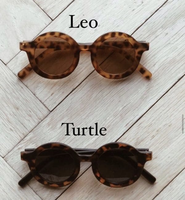 Leopardi aurinkolasit lapselle, Leo ja Turtle.